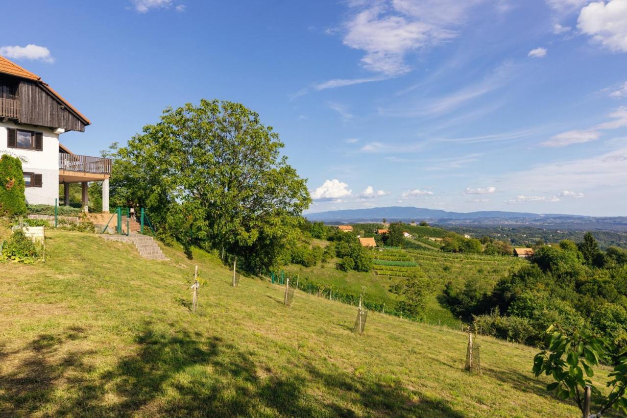 Cosy Hill Home Rucman With A Breathtaking View Zgornja Pohanca Bagian luar foto